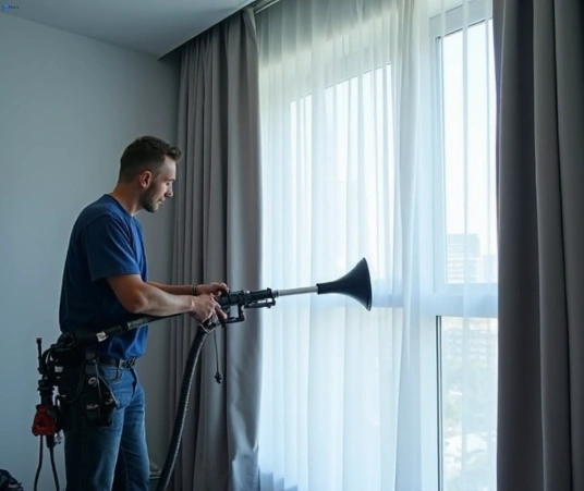 Professional drapes cleaning process tools Matty Curtain Cleaning anakie-vic